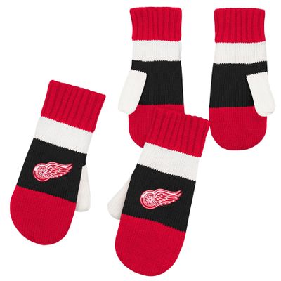 Outerstuff NHL Detroit Red Wings Youth Boys Mittens One Size, Ages 10-14