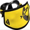 Cressi Pony Tail Neo Mask Strap Cover, Yellow/Black view 4
