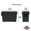 Sheffield 12629 Field Box, Ammo Storage Can and Water Resistant Can, Bullet Case | Otis Technology Microfiber Gun Cloth - 3 Pack view 3