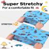 DAUGHTER QUEEN Boys Pajamas Size 8 Kids PJs 100% Organic Cotton Long Sleeve Pj Sets Children Cars Sleepwear Winter Jammies Sleep Clothes 8T 7-8 Years Old Medium view 3