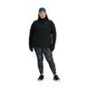 Outdoor Research Women's Vigor Grid Fleece Half Zip-Plus, Black, 2X view 4