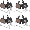 Zacro 4 Pairs Bike Brake Pads, Ceramic Bicycle Disc Brake Pads Fit for Tektro Shimano TRP Deore Br-M575 B01s Mt200 M525 M515 T615 T675 M505 M495 M486 M485, Mountain MTB Ebike Brake Pads Replacement view 1