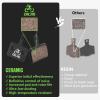 Zacro 4 Pairs Bike Brake Pads, Ceramic Bicycle Disc Brake Pads Fit for Tektro Shimano TRP Deore Br-M575 B01s Mt200 M525 M515 T615 T675 M505 M495 M486 M485, Mountain MTB Ebike Brake Pads Replacement view 3
