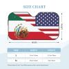 America Mexico Friendship Flag Foldable Car Windshield Sunshade Blocks Heat and Sun Glare Uv Rays view 2