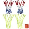4PCS Thickening Heavy Duty Mini Small Basketball Net Replacement, Nightlight Basketball Net with Basketball Silicone Bracelets view 1