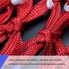 4PCS Thickening Heavy Duty Mini Small Basketball Net Replacement, Nightlight Basketball Net with Basketball Silicone Bracelets view 3