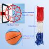 4PCS Thickening Heavy Duty Mini Small Basketball Net Replacement, Nightlight Basketball Net with Basketball Silicone Bracelets view 4
