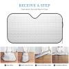 America Spain Friendship Flag Foldable Car Windshield Sunshade Blocks Heat and Sun Glare Uv Rays view 4