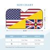 America Niue Friendship Flag Foldable Car Windshield Sunshade Blocks Heat and Sun Glare Uv Rays view 2