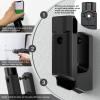 1Pack Pistol Wall Mount with Mag Holder, Gun Rack for Glock17,19,26,31,32,33,34,44,45 Series | Low Profile Wall Display Storage | Organize Your Gun for Gun Room Easy Mounting Gun Accessories For Men view 3