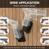 1Pack Pistol Wall Mount with Mag Holder, Gun Rack for Glock17,19,26,31,32,33,34,44,45 Series | Low Profile Wall Display Storage | Organize Your Gun for Gun Room Easy Mounting Gun Accessories For Men view 4