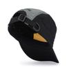 Clakllie Men's 5 Panel Hats Quick Dry Trucker Dad Hat Classic Cooling Baseball Caps UV Protection Outdoor Sports Hats,DOTB1-Black view 4