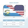 America Guatemala Friendship Flag Foldable Car Windshield Sunshade Blocks Heat and Sun Glare Uv Rays view 2