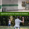 NQB Baseball Softball Backstop Nets - 10x10FT Heavy Duty Sports Nets, Sports Netting Barrier with 33FT Rope, Sport Nets for Baseball Basketball Soccer Lacrosse Hockey view 3