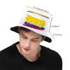 Cute Columbia Flag Bucket Hats Reversible Fisherman Cap Packable Sun Hat for Women Men view 3