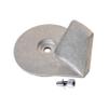 Boat Motor 822157T2 822157C2 Trim Tab Anode for Mercury Mariner Force 25HP 30HP 35HP 40HP 45HP 50HP 2/4 Stroke R.P 3.5" Outboard Engine, Zinc Alloy view 2