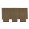 Elastic Triple Magazine Pouch Kangaroo Mag Holster 5.56/ M4/M16 Magazines Holder Pocket with with Quick Release Insert Cip Set (TAN) view 2