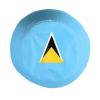 Cute St Lucia Flag Bucket Hats Reversible Fisherman Cap Packable Sun Hat for Women Men view 4