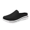 LLTMALL Men's Backless Mesh Walking Mules Shoes Comfort Slip on Garden Clog Slippers Black 9.5 view 1