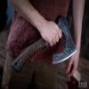 22" Viking Axe, Norse Axe || Real Dane Axe, Tomahawk Viking Ax, Hatchet Beared Camping Axe Viking Gift for Him Prop Tool view 2