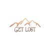 Get Lost Mountains Vinyl Decal Notebook Car Laptop 5.5" x 2.5" (Copper) view 1