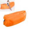 HEITIGN Portable Inflatable Couch Inflatable Lounger Air Sofa Portable Foldable Comfortable Inflatable Couch with Storage Bag for Outdoor Camping Black (Orange) view 3