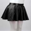 Alvivi Kids Girls Metallic Shinny Skirts Pleated Dance Athletic Skater Skorts Mini Skirt High Waist Skort Black 10 Years view 2