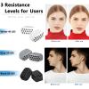 Jaw Exerciser for Man and Woman 3 Resistance Levels (6 pcs) BPA Free Silicone Jaw Exerciser Gum Tablets Jaw Trainer & Jaw Exerciser Shaper for Beginner, Intermediate & Advanced Users view 3