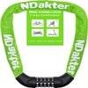 NDakter Bike Chain Lock, 5 Digit Combination Heavy Duty Anti Theft Bicycle Chain Lock,2.62/3.2/4.27/5/6Ft Long Security Resettable Bike Locks for Bike, Bicycle, Scooter, Door, Gate, Fence-4/6mm Thick view 1