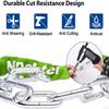 NDakter Bike Chain Lock, 5 Digit Combination Heavy Duty Anti Theft Bicycle Chain Lock,2.62/3.2/4.27/5/6Ft Long Security Resettable Bike Locks for Bike, Bicycle, Scooter, Door, Gate, Fence-4/6mm Thick view 2