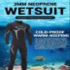 clhjinruoliu 3MM Neoprene Wetsuit Men's Warm Super Elastic Cold-Proof Full Body Wetsuit Swimming Snorkeling Diving Surfing Suit,XL view 2
