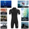 clhjinruoliu 3MM Neoprene Short Sleeves Diving Suit Thick Keep Warm Scuba Wetsuit Surfing Jellyfish Snorkeling Swimwear,Women,XL view 3