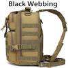 ATBP Tactical Crossbody Backpack Large Sling Pack With Holster Shoulder Bag For Men Outdoors Hiking Camping Gym view 2