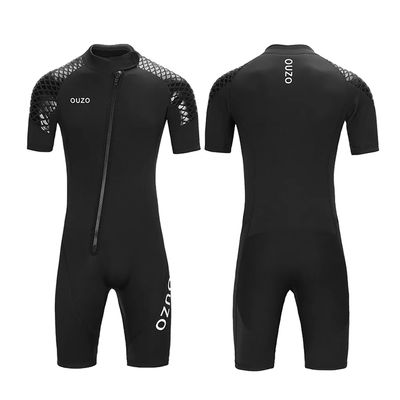 clhjinruoliu 3MM Neoprene Short Sleeves Diving Suit Thick Keep Warm Scuba Wetsuit Surfing Jellyfish Snorkeling Swimwear,Men,S