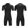 clhjinruoliu 3MM Neoprene Short Sleeves Diving Suit Thick Keep Warm Scuba Wetsuit Surfing Jellyfish Snorkeling Swimwear,Men,S view 1