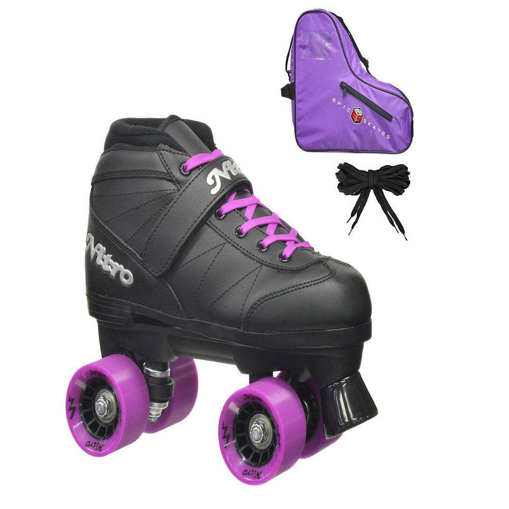 Epic Super Nitro Purple Speed Skates Package Adult 08