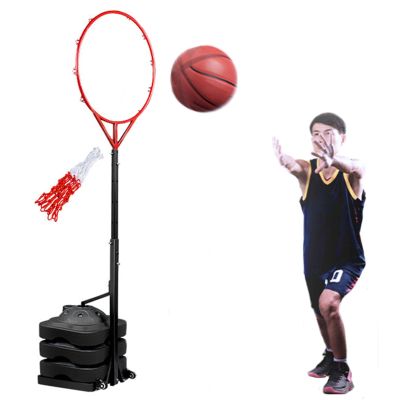 LXLZYXSF Floor Basketball Passing Trainer with Water-Filled Base, Adjustable Height Basketball Passing Training Stand, Sports Equipment (Size : 140-180cm(55-70.8inch))