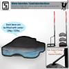 LXLZYXSF Floor Basketball Passing Trainer with Water-Filled Base, Adjustable Height Basketball Passing Training Stand, Sports Equipment (Size : 140-180cm(55-70.8inch)) view 3