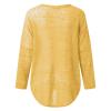 XUETON Sweat Shirts for Women Lightweight Casual Batwing Long Sleeve Crewneck Pullover Sweatshirts Soft Cozy Slouchy Loose Fit Oversized Fall Autumn Solid Baggy Jumper Tops(Yellow,Large) view 4