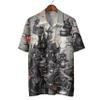 228CLOSET Men's Scary Witch Hawaiian Shirts - Witches Cauldron Button Down Mens Hawaiian Shirts Set 57 Size S view 3