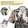 228CLOSET Men's Frankenstein Hawaiian Shirts - Halloween Character Button Down Mens Hawaiian Shirts Set 57 Size XL view 4