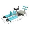 Leg Stretcher - 330.7lbs Heavy Duty Split Machine for Leg Stretching - Flexibility Stretching Equipment - Ballet, Yoga, Dance, Martial Arts- Home Yoga Gym (Cyan) view 4