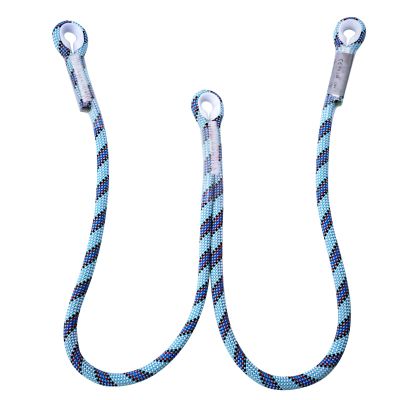 Prusik Cord Eye-to-Eye Pre-Sewn Nylon Heat Resistant Friction Prusik Loop Prusik Rope Plastic Cover 22KN Climbing Utility Cord Multiple Sizes of Multi-Purpose Rope for Rescue Arborist Mountaineering