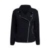 Cdiecer Casual Short Coat Outwear Women Lightweight Classic Moto Jacket Motorcycle Jacket For Women Womens Jackets Lightweight Trendy Motorcycle Jacket Women Light Weight Jackets For Women Casual view 4