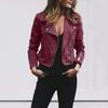 Cdiecer Motorcycle Jacket Women Women'S Faux Suede Classic Coat Women'S Suede Jackets Jacket Women Moto Jacket Women Moto Biker Short Coat Jacket Women'S Faux Suede Jacket Womens Jacket Women'S view 2