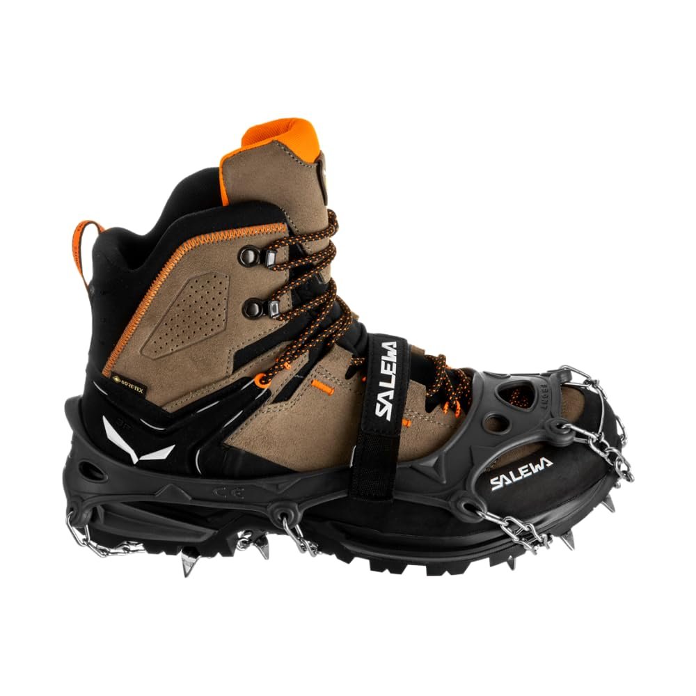 Salewa Puez MTN Spike Crampon, Asphalt/Sangria, XL, Unisex