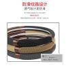 FUERU Car Steering Wheel Cover Set Car Steering Wheel Cover Comfortable Mahogany Grain Ultra-Thin Comfortable Car Interior (Color : 2#) view 3