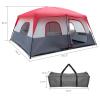 14 Person Tent, 10-14 Persons Camping Tent Camping Gear Waterproof Windproof Family Tent Large 14 Person Tents for Camping & Hiking, Mountaineering, Two Doors for Separated Room, 159.4"x120"x78.7" view 2