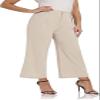 Women's Business Fashion Casual Outdoor Practical Work Pants (as1, Alpha, 4X_l, Regular, Regular, Apricot) view 1