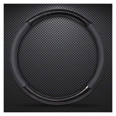 FUERU Car Steering Wheel Cover Set Car Steering Wheel Cover Breathable Leather Soft Skin-Friendly Car Interior Men and Women Gifts (Color : 3#)